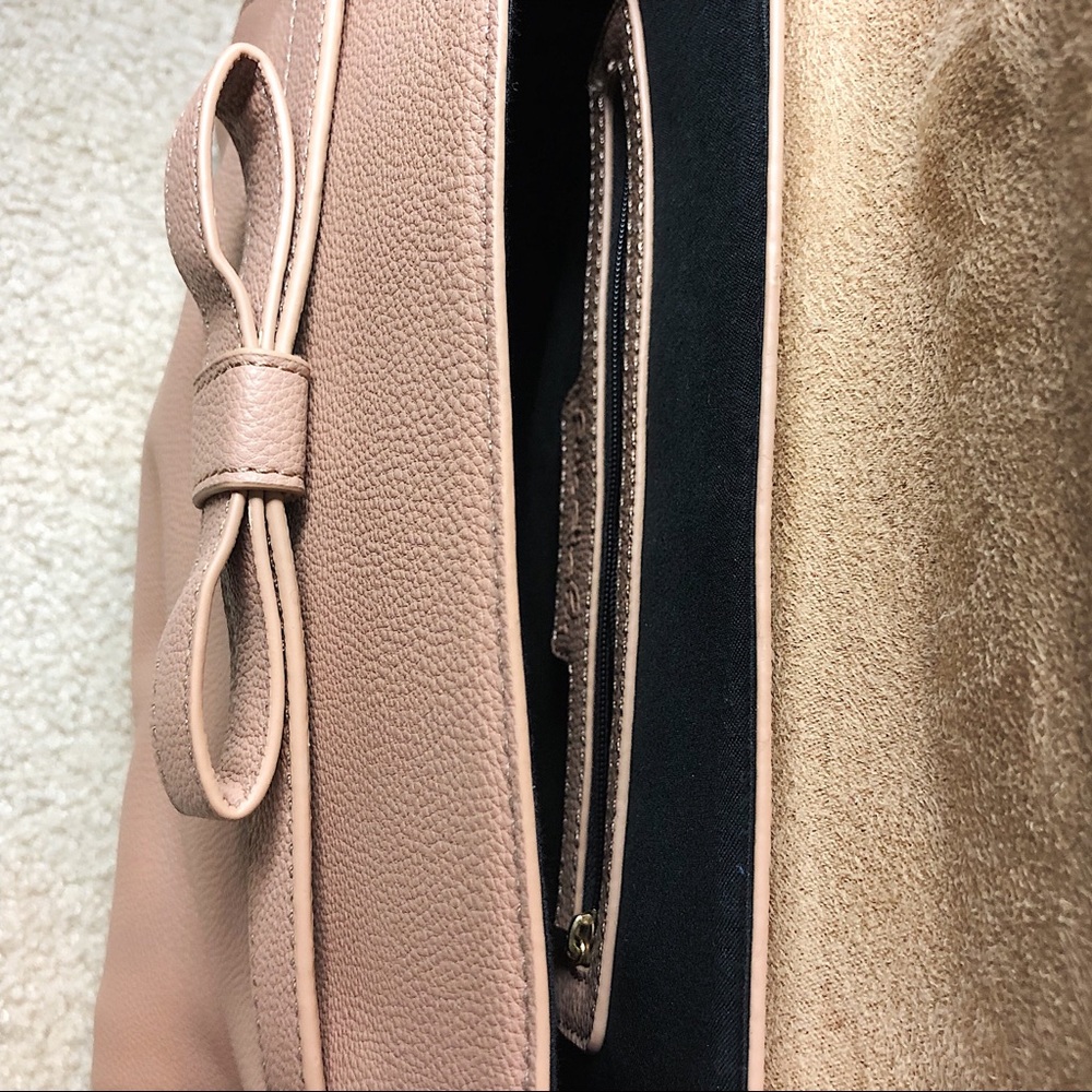 Ada Ribbon Satchel In Taupe - Picture 6 of 7